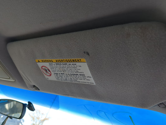 2002-2006 Toyota Camry Sun Visor Shade Replacement Passenger Right Mirror Fits Fits 2002 2003 2004 2005 2006 OEM Used Auto P