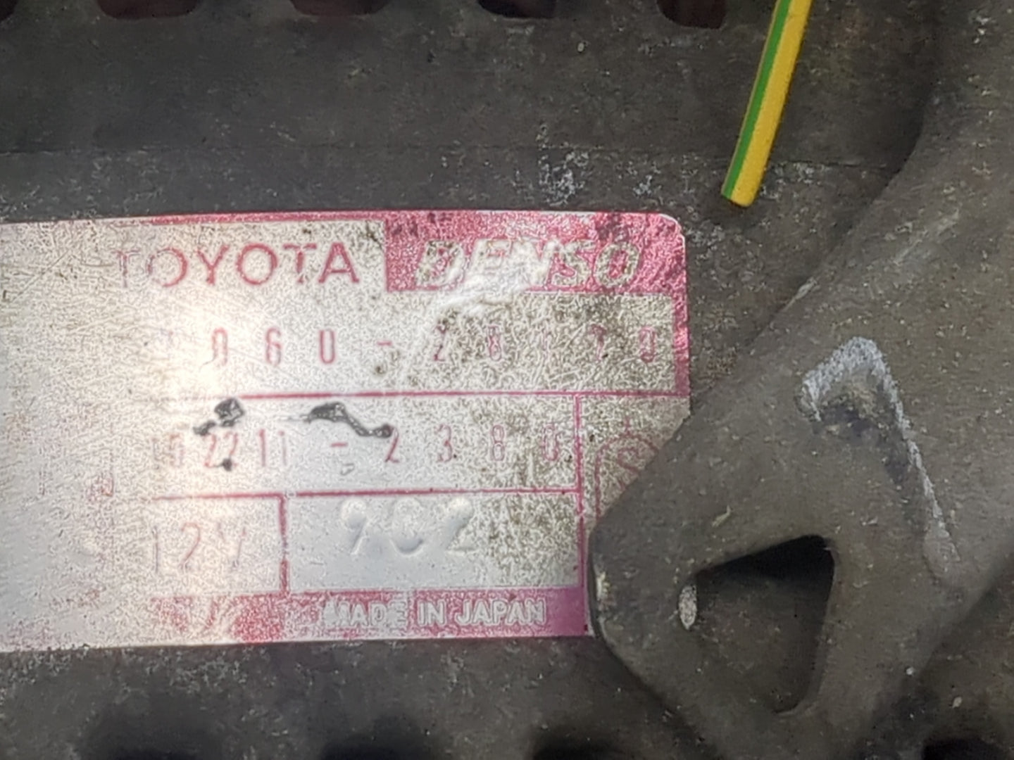 2002-2003 Toyota Camry Alternator Replacement Generator Charging Assembly Engine OEM Fits Fits 2002 2003 OEM Used Auto Parts