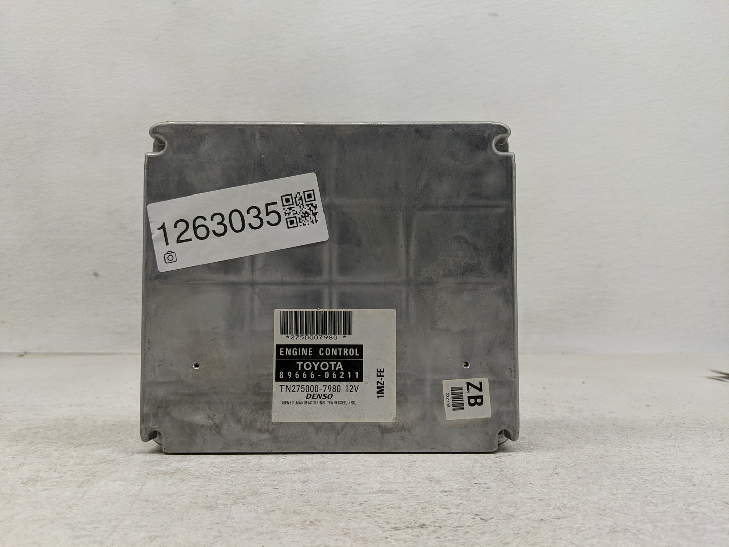 2003 Toyota Camry PCM Engine Control Computer ECU ECM PCU OEM P/N:TN27500-7980 89666-06211 Fits OEM Used Auto Parts - Oemuse