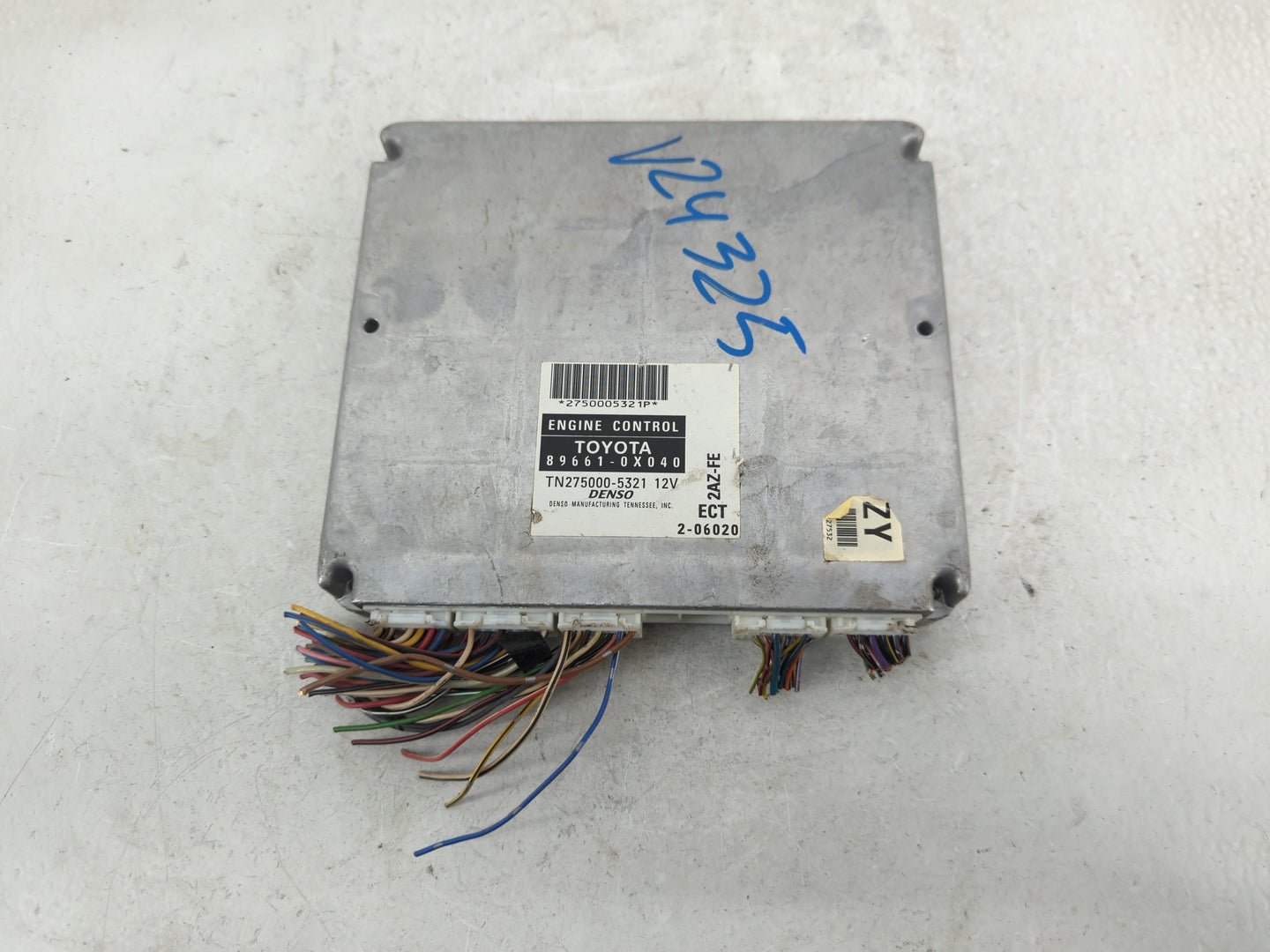 2003 Toyota Camry PCM Engine Control Computer ECU ECM PCU OEM P/N:TN275000-5321 89661-0X040 Fits OEM Used Auto Parts - Oemus