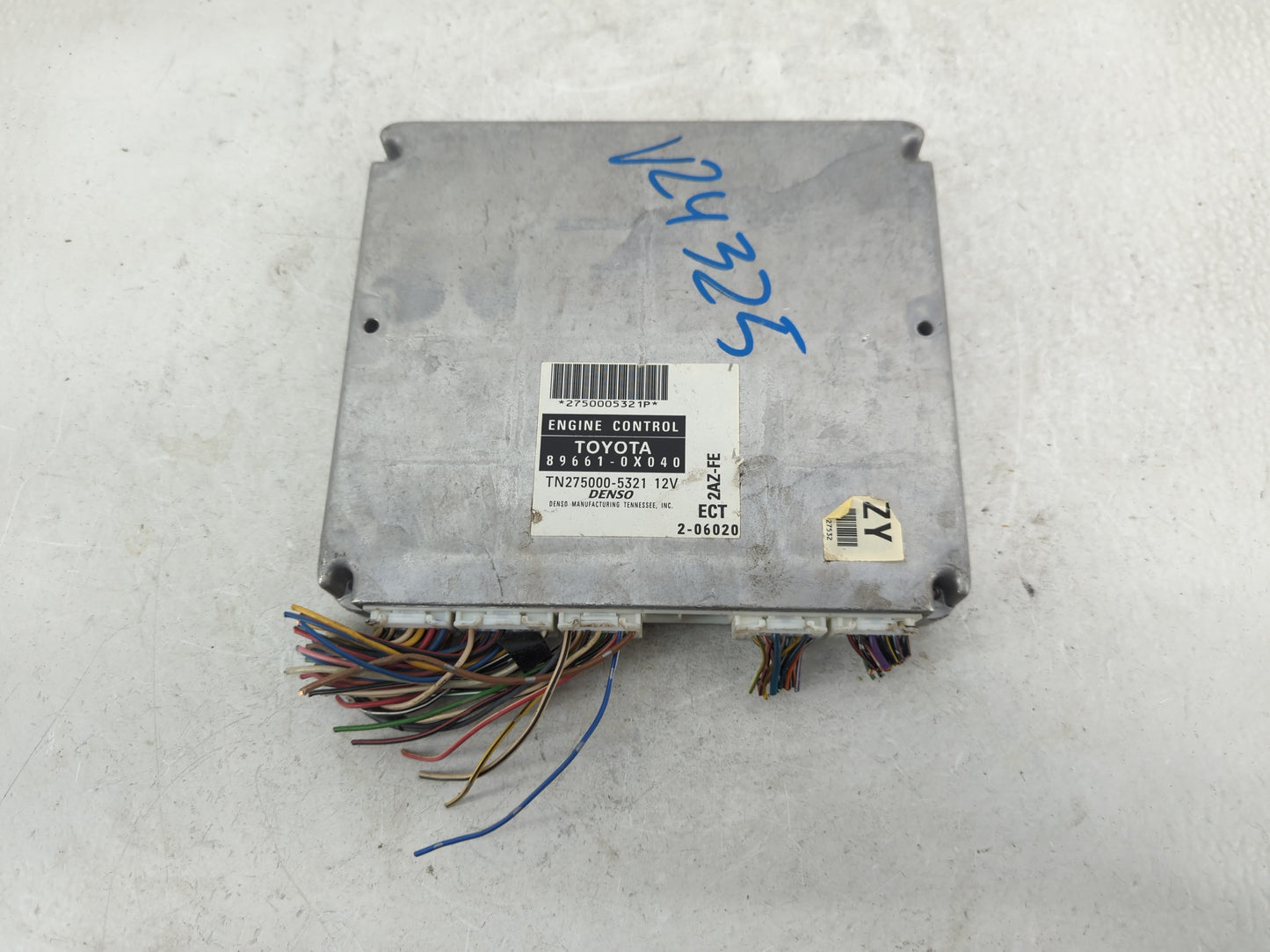 2003 Toyota Camry PCM Engine Control Computer ECU ECM PCU OEM P/N:TN275000-5321 89661-0X040 Fits OEM Used Auto Parts - Oemus