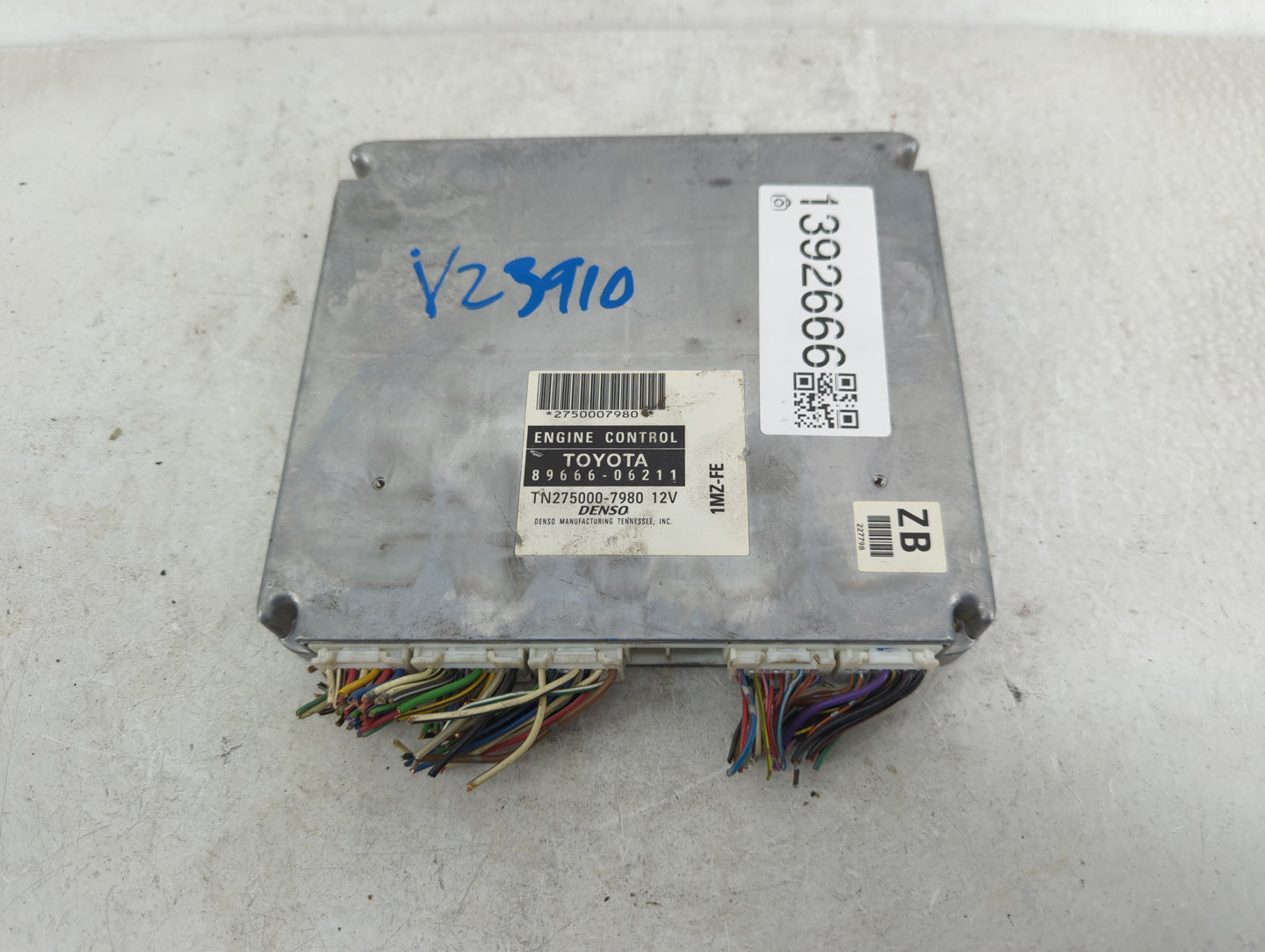 2003 Toyota Camry PCM Engine Control Computer ECU ECM PCU OEM P/N:TN275000 06211 89666-06211 Fits OEM Used Auto Parts - Oemu
