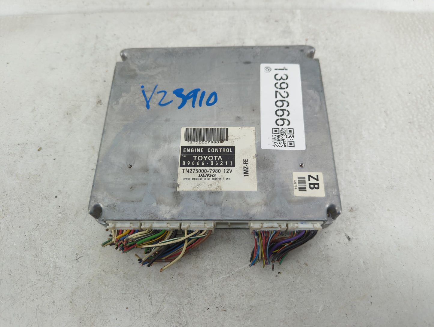 2003 Toyota Camry PCM Engine Control Computer ECU ECM PCU OEM P/N:TN275000 06211 89666-06211 Fits OEM Used Auto Parts - Oemu