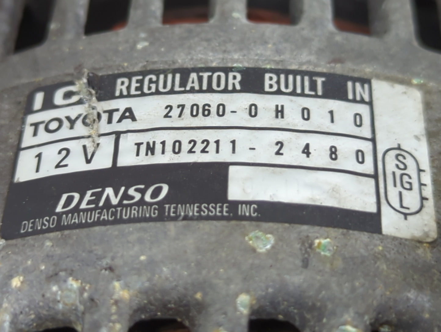 2002-2003 Toyota Camry Alternator Replacement Generator Charging Assembly Engine OEM P/N:27060-0H010 Fits Fits 2002 2003 OEM