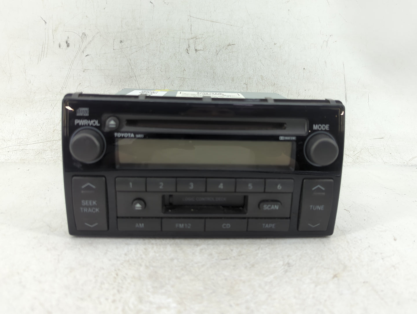 2002-2004 Toyota Camry Radio AM FM Cd Player Receiver Replacement P/N:86120-AA040 Fits Fits 2002 2003 2004 OEM Used Auto Par