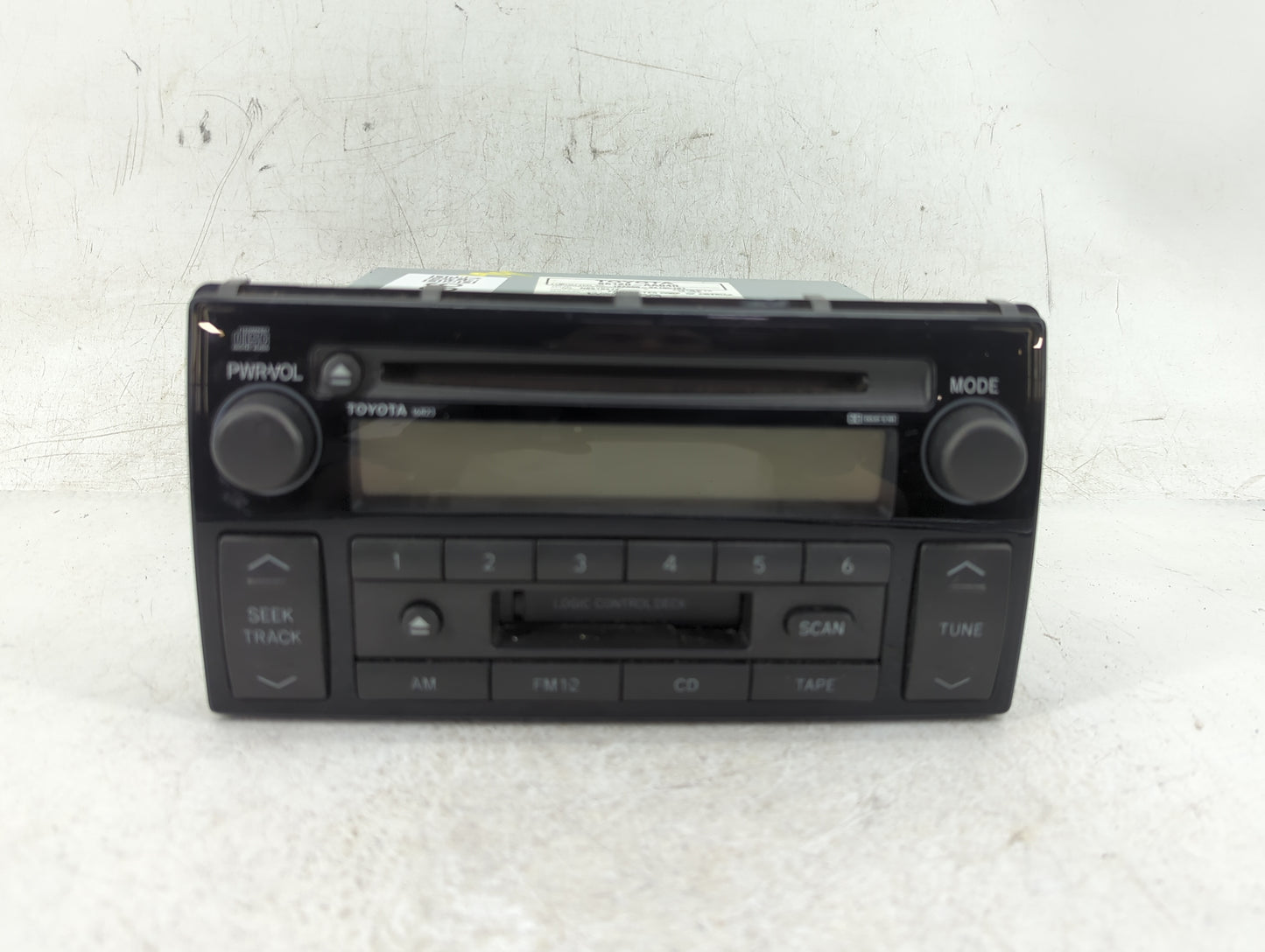 2002-2004 Toyota Camry Radio AM FM Cd Player Receiver Replacement P/N:86120-AA040 Fits Fits 2002 2003 2004 OEM Used Auto Par