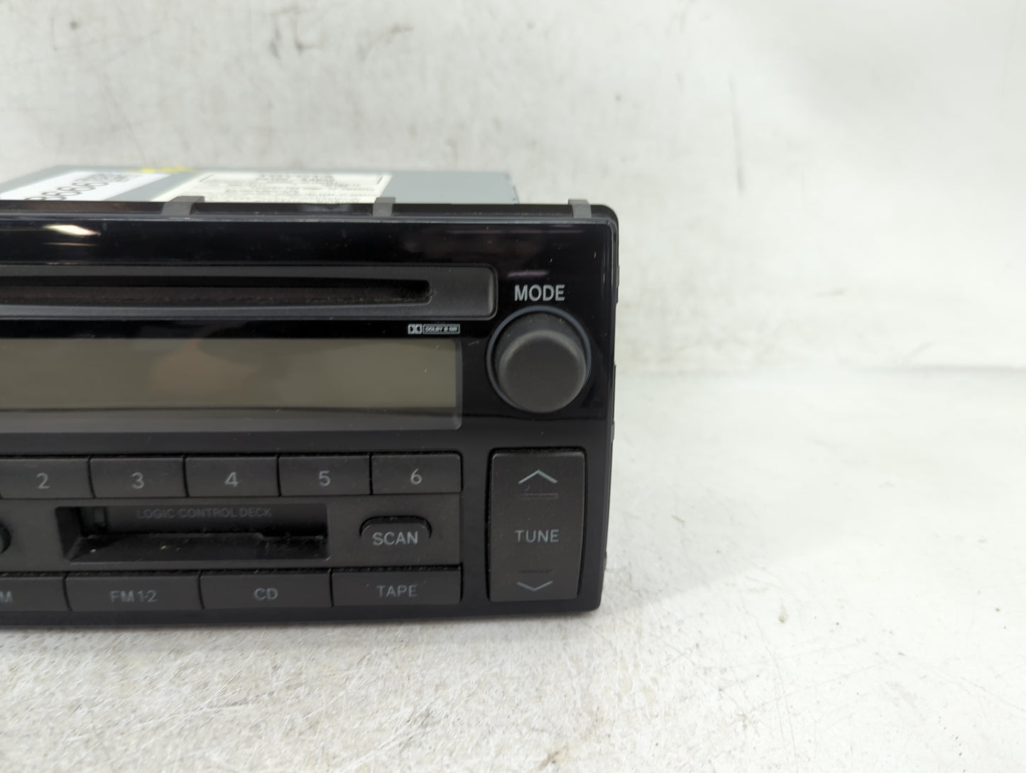 2002-2004 Toyota Camry Radio AM FM Cd Player Receiver Replacement P/N:86120-AA040 Fits Fits 2002 2003 2004 OEM Used Auto Par