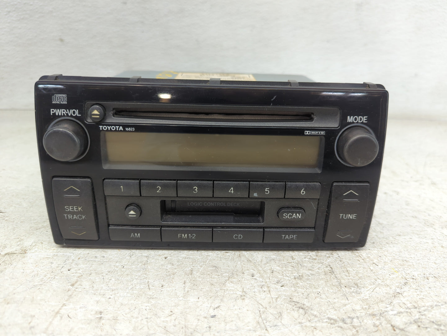 2002-2004 Toyota Camry Radio AM FM Cd Player Receiver Replacement P/N:86120-AA040 122000-3210C101 Fits Fits 2002 2003 2004 O