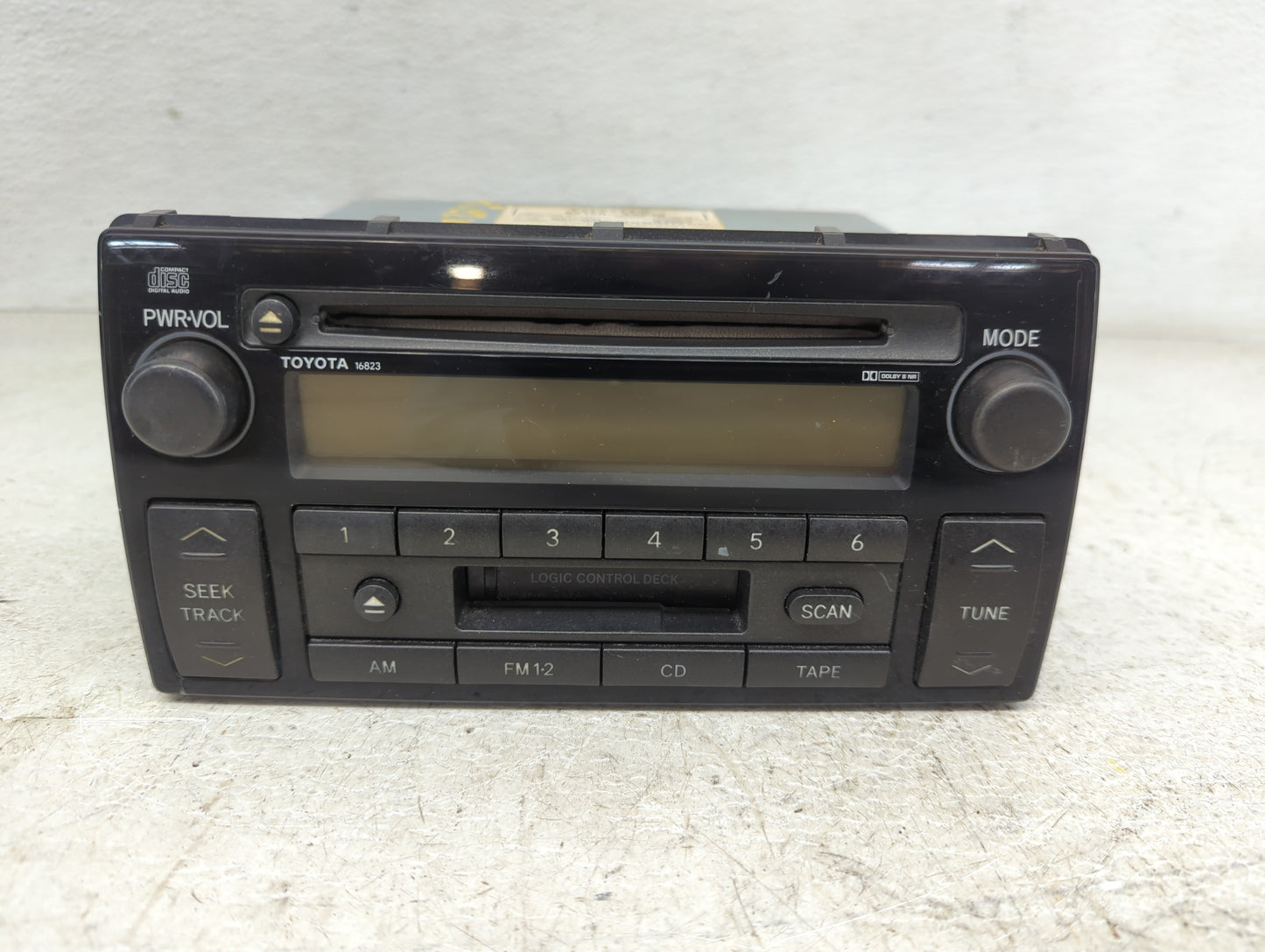 2002-2004 Toyota Camry Radio AM FM Cd Player Receiver Replacement P/N:86120-AA040 122000-3210C101 Fits Fits 2002 2003 2004 O