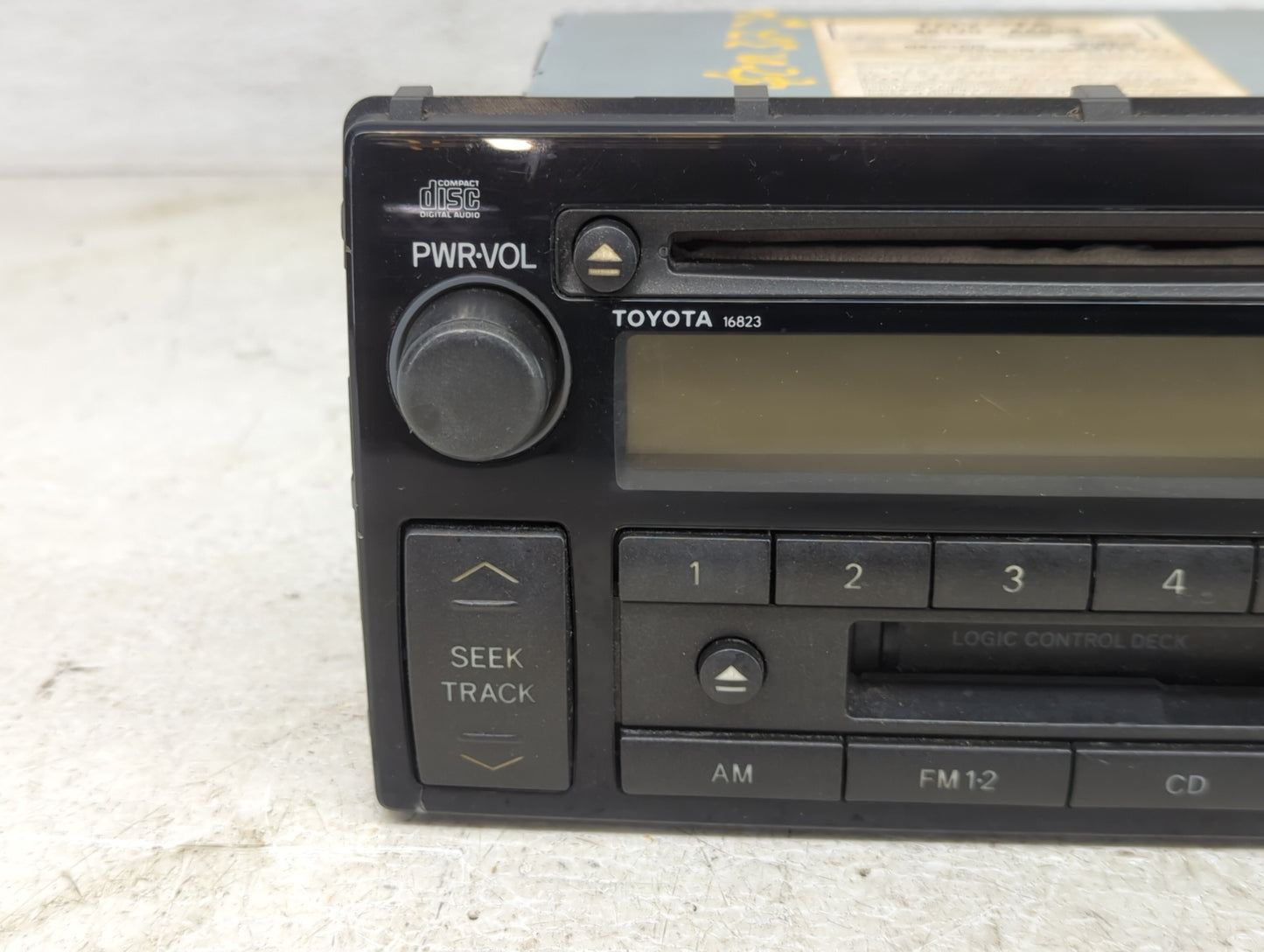 2002-2004 Toyota Camry Radio AM FM Cd Player Receiver Replacement P/N:86120-AA040 122000-3210C101 Fits Fits 2002 2003 2004 O