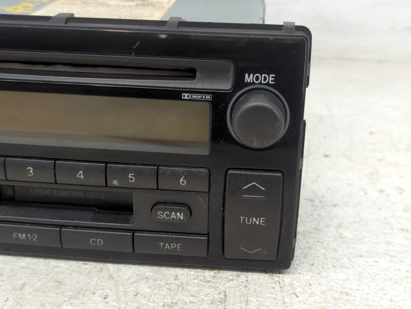 2002-2004 Toyota Camry Radio AM FM Cd Player Receiver Replacement P/N:86120-AA040 122000-3210C101 Fits Fits 2002 2003 2004 O