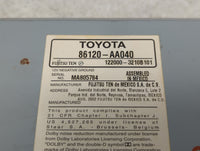2002-2004 Toyota Camry Radio AM FM Cd Player Receiver Replacement P/N:86120-AA040 Fits Fits 2002 2003 2004 OEM Used Auto Par