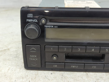 2002-2004 Toyota Camry Radio AM FM Cd Player Receiver Replacement P/N:86120-AA040 Fits Fits 2002 2003 2004 OEM Used Auto Parts