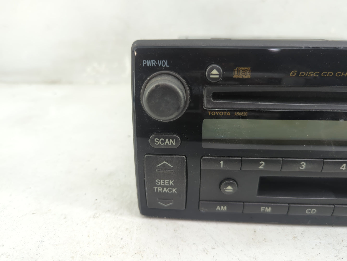 2002-2004 Toyota Camry Radio AM FM Cd Player Receiver Replacement P/N:86120-AA060 CQ-ES8160X, A56820 Fits Fits 2002 2003 200