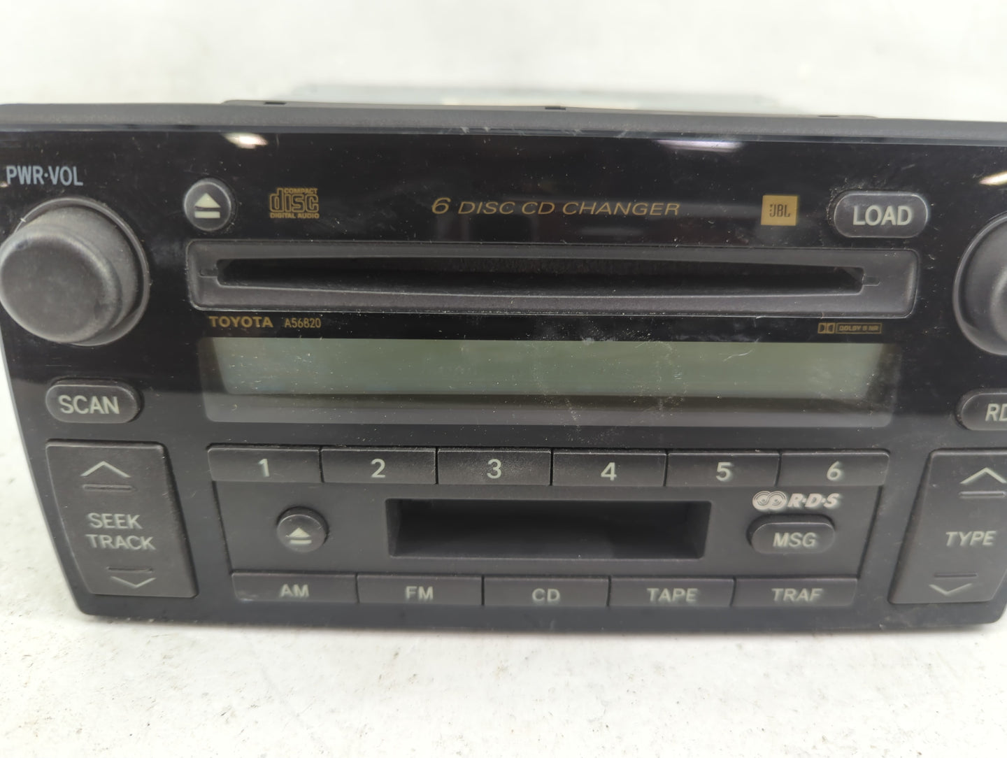 2002-2004 Toyota Camry Radio AM FM Cd Player Receiver Replacement P/N:86120-AA060 CQ-ES8160X, A56820 Fits Fits 2002 2003 200