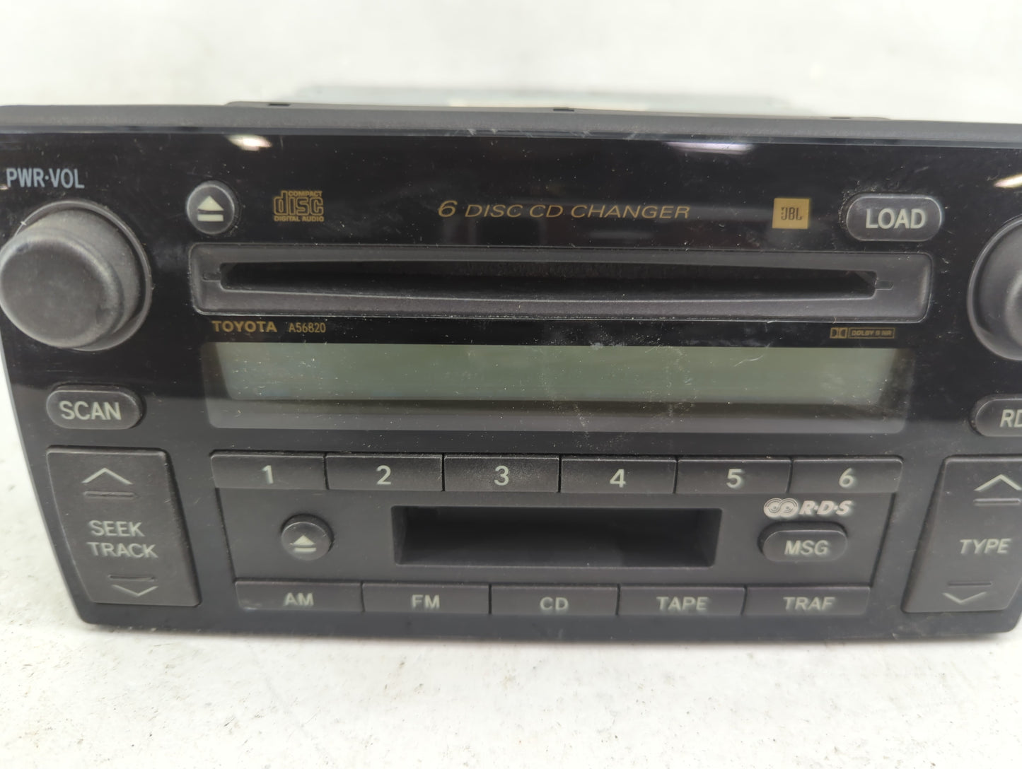 2002-2004 Toyota Camry Radio AM FM Cd Player Receiver Replacement P/N:86120-AA060 CQ-ES8160X, A56820 Fits Fits 2002 2003 200
