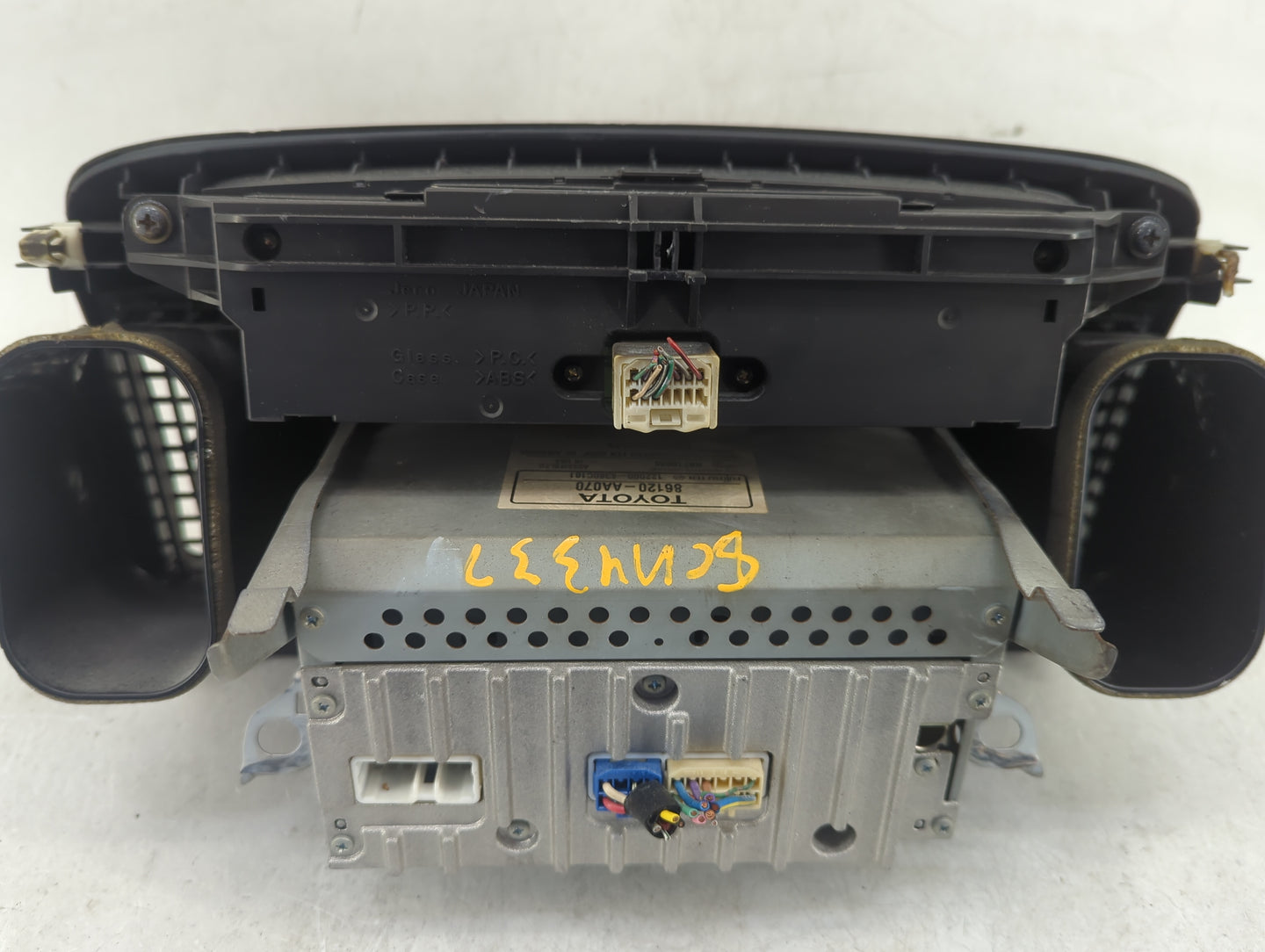 2002-2004 Toyota Camry Radio AM FM Cd Player Receiver Replacement P/N:86120-AA070 16828 Fits Fits 2002 2003 2004 OEM Used Au