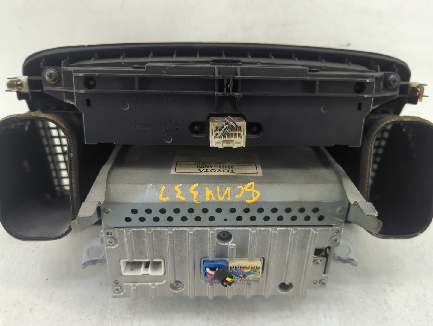 2002-2004 Toyota Camry Radio AM FM Cd Player Receiver Replacement P/N:86120-AA070 16828 Fits Fits 2002 2003 2004 OEM Used Au