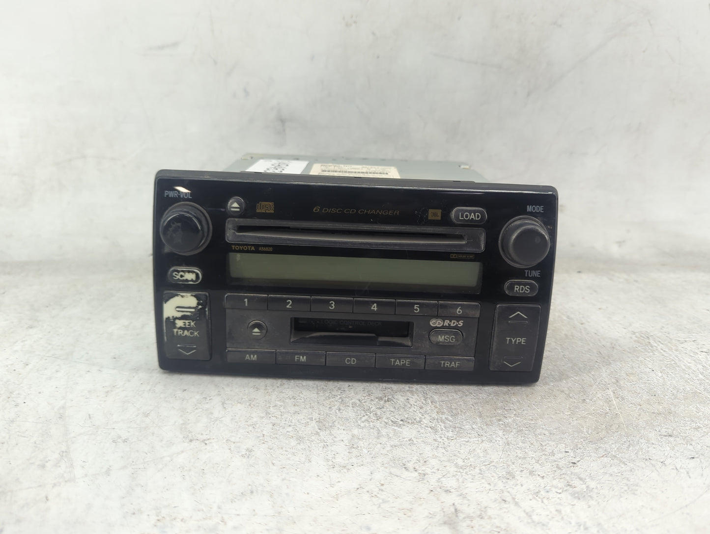 2002-2004 Toyota Camry Radio AM FM Cd Player Receiver Replacement P/N:86120-AA060 CQ-ES8160X Fits Fits 2002 2003 2004 OEM Us