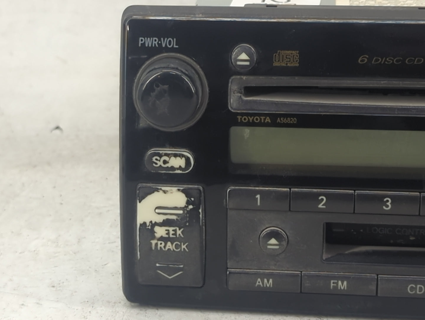 2002-2004 Toyota Camry Radio AM FM Cd Player Receiver Replacement P/N:86120-AA060 CQ-ES8160X Fits Fits 2002 2003 2004 OEM Us