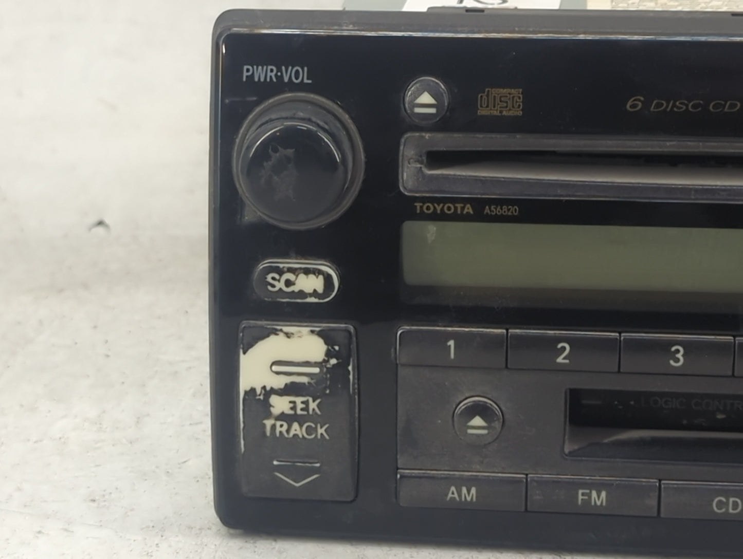 2002-2004 Toyota Camry Radio AM FM Cd Player Receiver Replacement P/N:86120-AA060 CQ-ES8160X Fits Fits 2002 2003 2004 OEM Us
