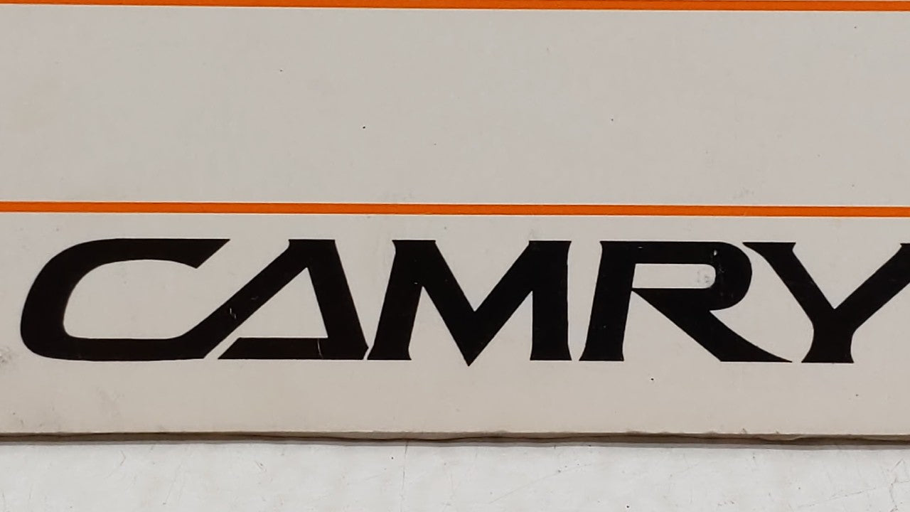 2003 Toyota Camry Owners Manual Book Guide OEM Used Auto Parts - Oemusedautoparts1.com
