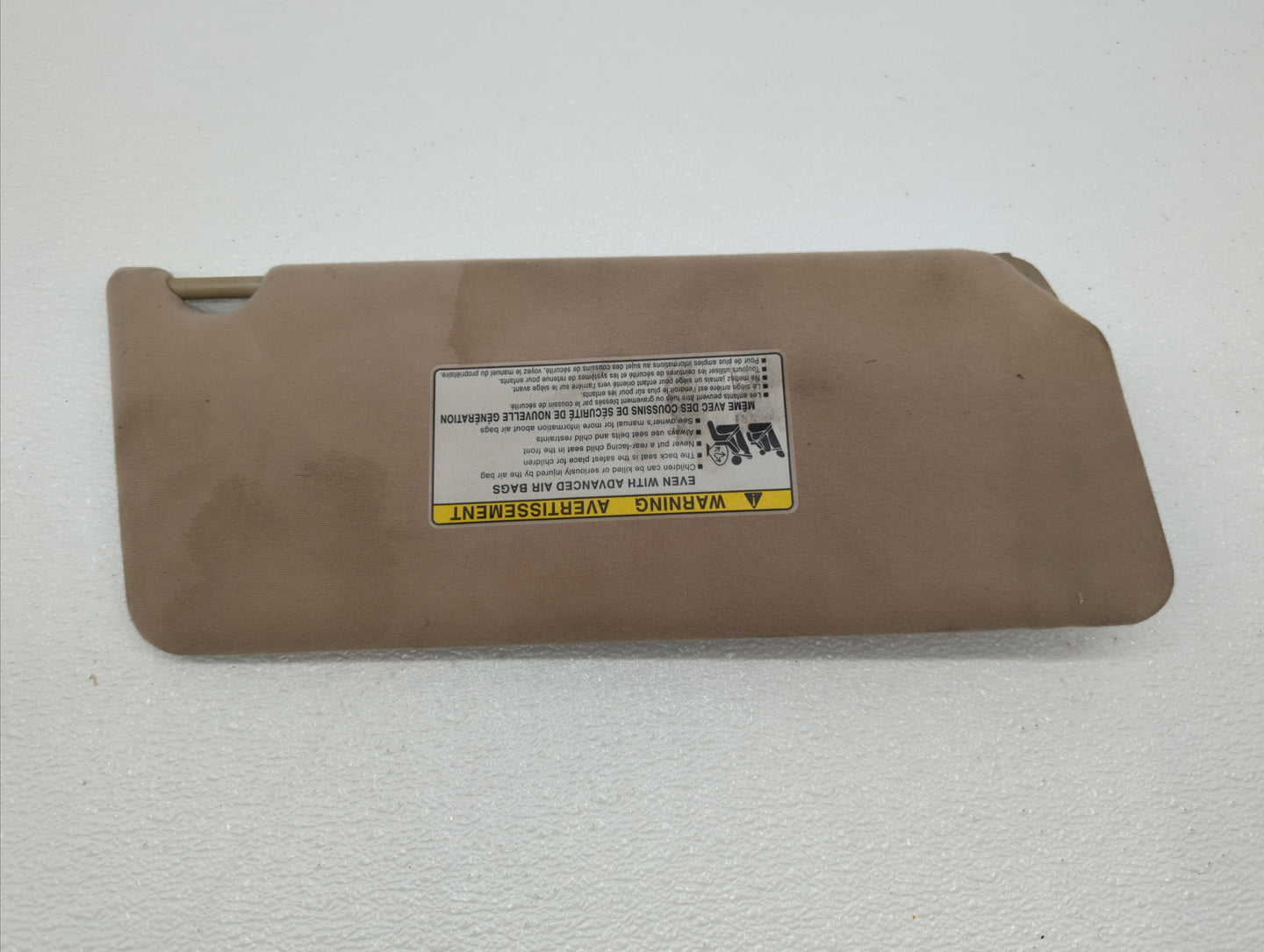 2002-2006 Toyota Camry Sun Visor Shade Replacement Passenger Right Mirror Fits Fits 2002 2003 2004 2005 2006 OEM Used Auto P