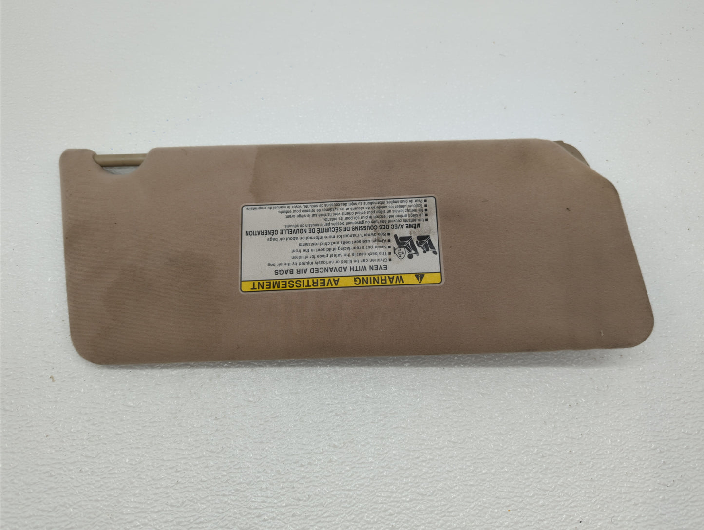 2002-2006 Toyota Camry Sun Visor Shade Replacement Passenger Right Mirror Fits Fits 2002 2003 2004 2005 2006 OEM Used Auto P