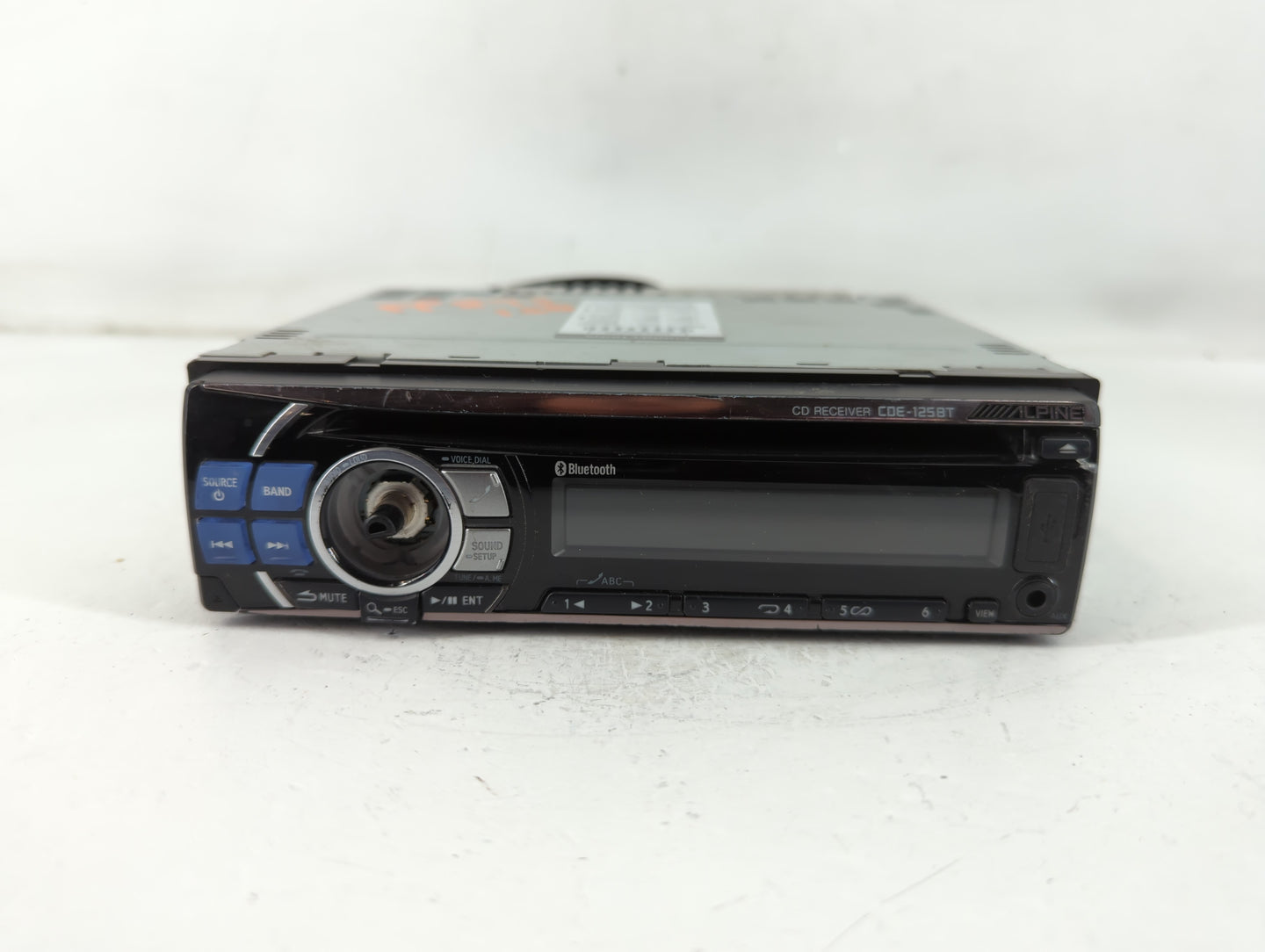 2003 Toyota Camry Radio AM FM Cd Player Receiver Replacement P/N:CDE-125BT Fits OEM Used Auto Parts - Oemusedautoparts1.com