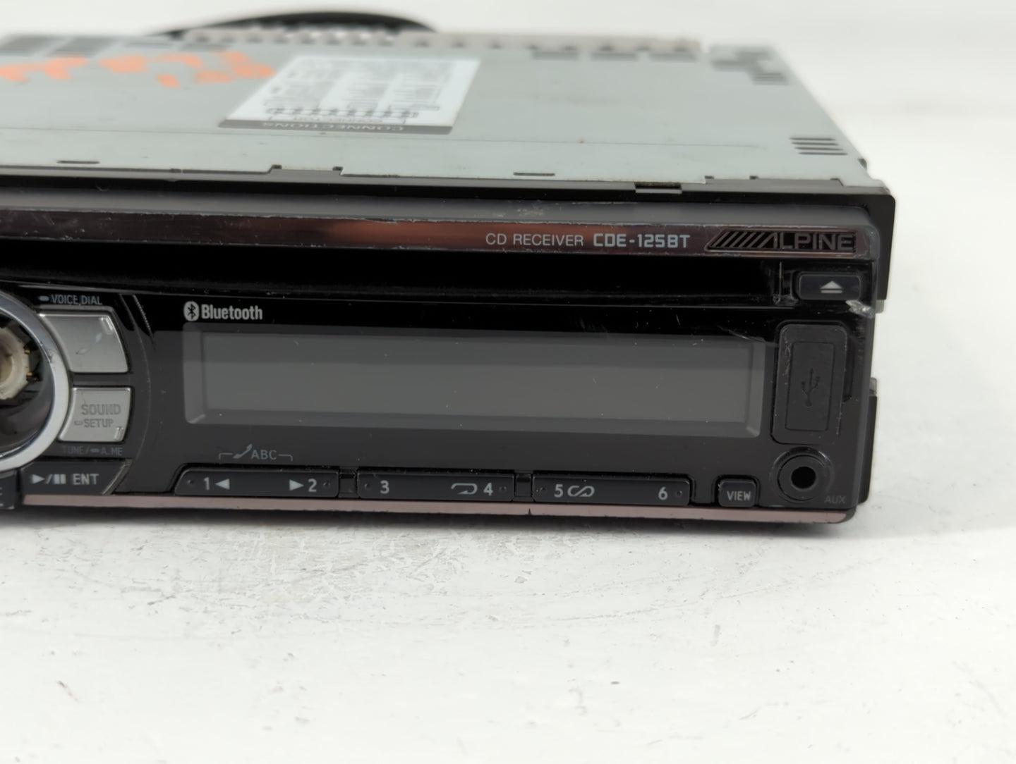 2003 Toyota Camry Radio AM FM Cd Player Receiver Replacement P/N:CDE-125BT Fits OEM Used Auto Parts - Oemusedautoparts1.com