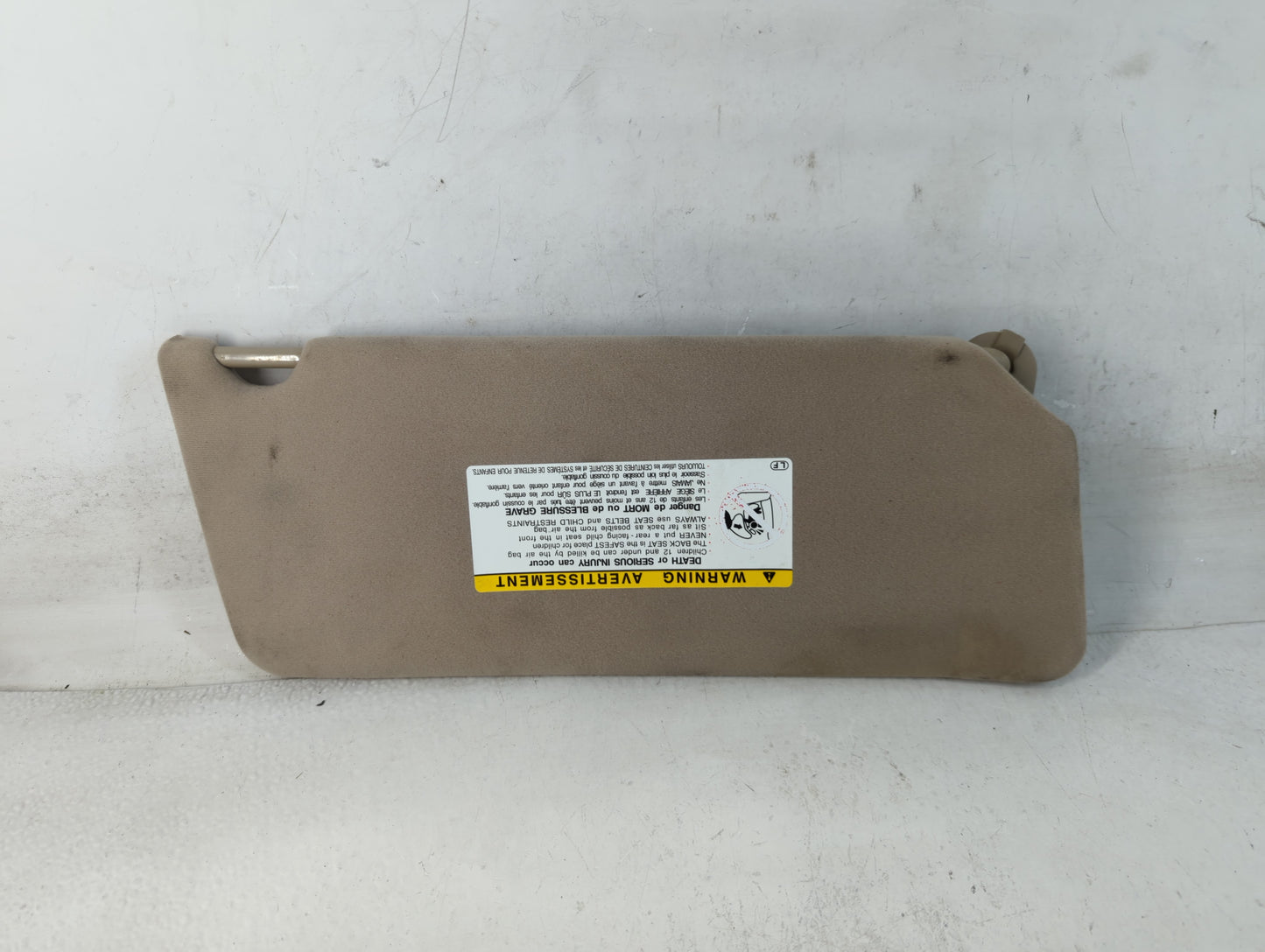 2002-2006 Toyota Camry Sun Visor Shade Replacement Driver Left Mirror Fits Fits 2002 2003 2004 2005 2006 OEM Used Auto Parts