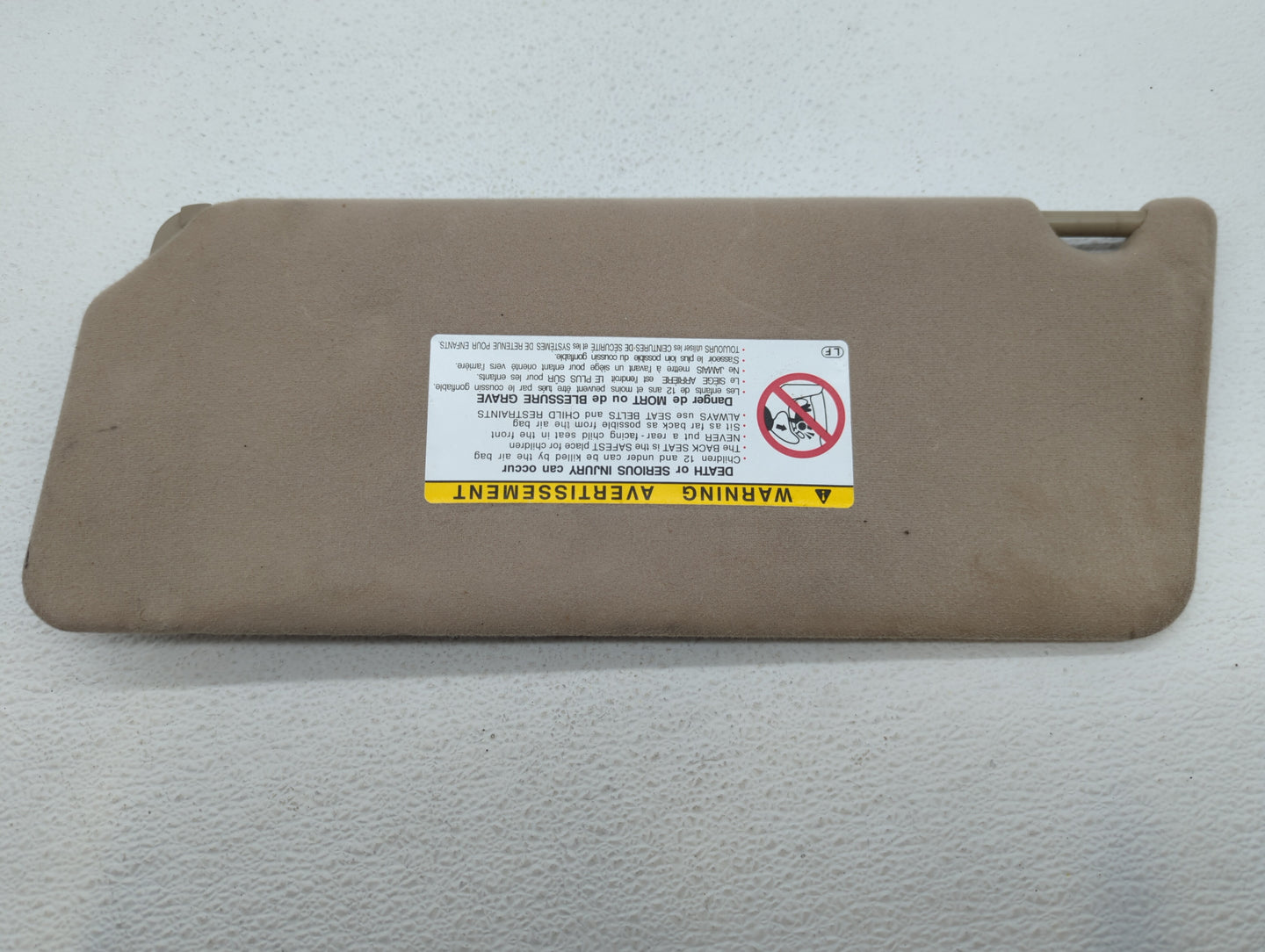 2003 Toyota Camry Sun Visor Shade Replacement Passenger Right Mirror Fits Fits 2002 2004 2005 2006 OEM Used Auto Parts - Oem