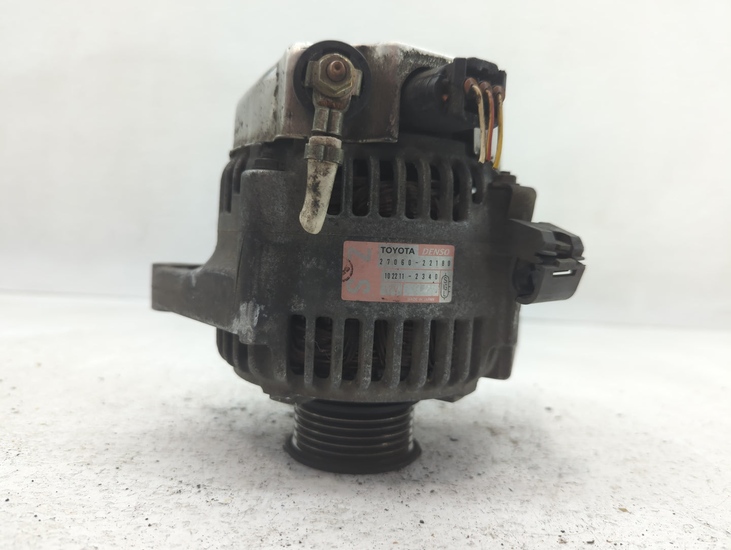 2000-2005 Toyota Celica Alternator Replacement Generator Charging Assembly Engine OEM P/N:27060-22180 Fits OEM Used Auto Par