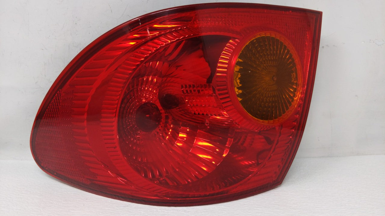 2003-2004 Toyota Corolla Tail Light Assembly Passenger Right OEM Fits Fits 2003 2004 OEM Used Auto Parts - Oemusedautoparts1