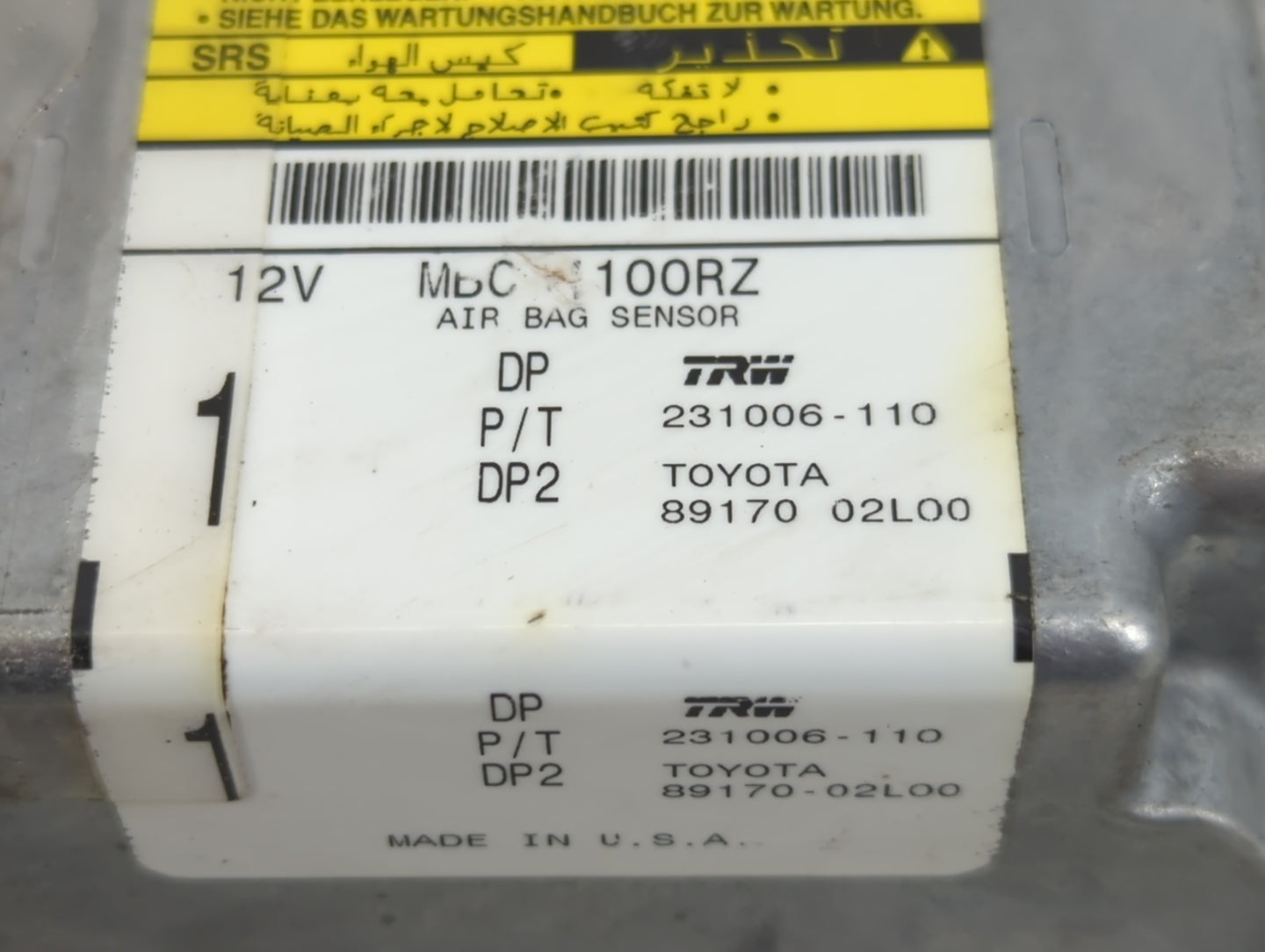 2003-2004 Toyota Corolla Chassis Control Module Ccm Bcm Body Control - Oemusedautoparts1.com