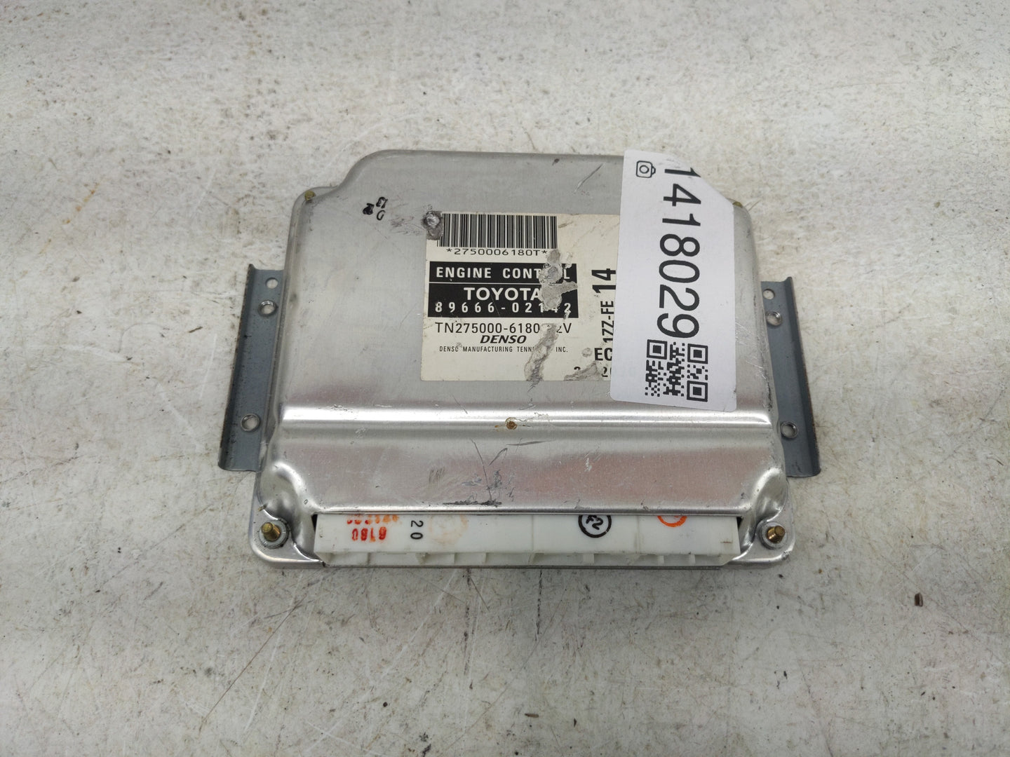 2003 Toyota Corolla PCM Engine Control Computer ECU ECM PCU OEM P/N:89666-02142 Fits OEM Used Auto Parts - Oemusedautoparts1