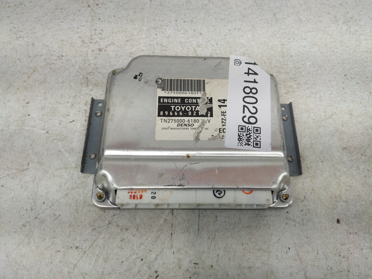 2003 Toyota Corolla PCM Engine Control Computer ECU ECM PCU OEM P/N:89666-02142 Fits OEM Used Auto Parts - Oemusedautoparts1