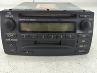 2003-2004 Toyota Corolla Radio AM FM Cd Player Receiver Replacement P/N:86120-02280 Fits Fits 2003 2004 OEM Used Auto Parts 