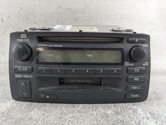 compare product 2003-2004 Toyota Corolla Radio AM FM Cd Player Receiver Replacement P/N:86120-02280 CQ-JS7260X, A56821 Fits Fits 2003 2004 OEM Used Auto Parts