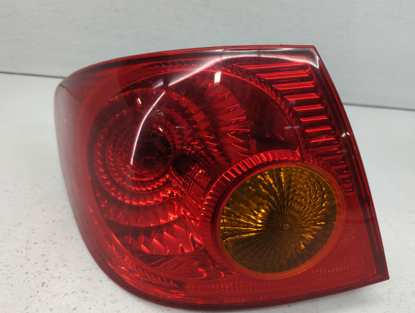 2003-2004 Toyota Corolla Tail Light Assembly Driver Left OEM Fits Fits 2003 2004 OEM Used Auto Parts - Oemusedautoparts1.com