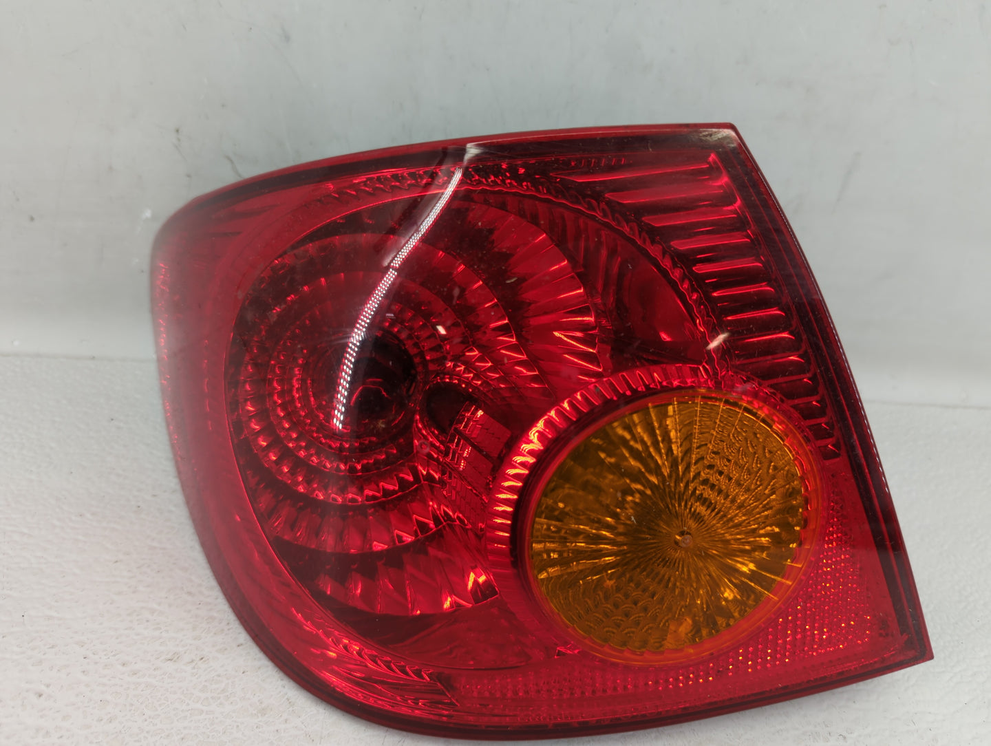 2003-2004 Toyota Corolla Tail Light Assembly Driver Left OEM Fits Fits 2003 2004 OEM Used Auto Parts - Oemusedautoparts1.com