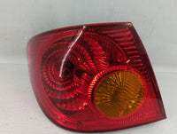2003-2004 Toyota Corolla Tail Light Assembly Driver Left OEM Fits Fits 2003 2004 OEM Used Auto Parts - Oemusedautoparts1.com