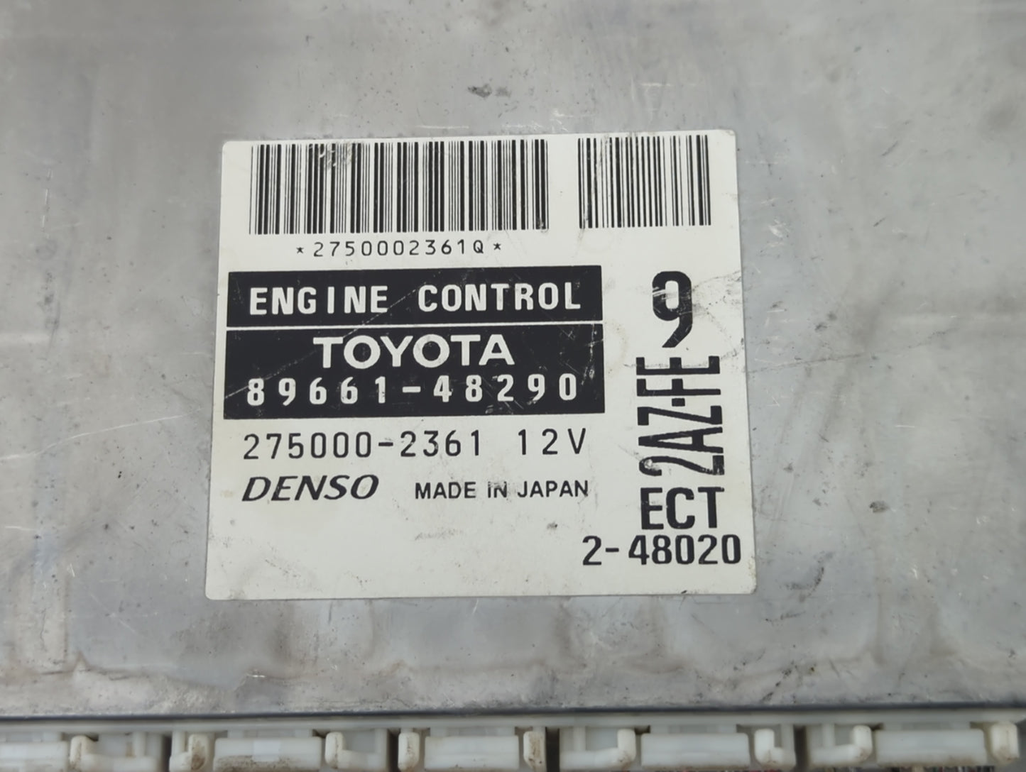 2001-2003 Toyota Highlander PCM Engine Control Computer ECU ECM PCU OEM P/N:275000-2361 89661-48290 Fits Fits 2001 2002 2003