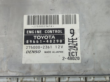 2001-2003 Toyota Highlander PCM Engine Control Computer ECU ECM PCU OEM P/N:275000-2361 89661-48290 Fits Fits 2001 2002 2003 OEM Used Auto Parts