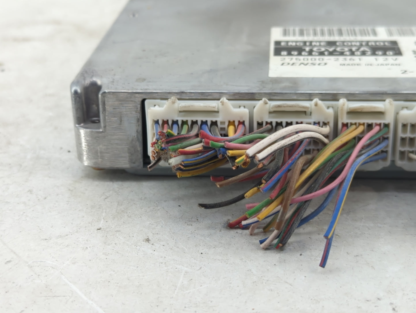 2001-2003 Toyota Highlander PCM Engine Control Computer ECU ECM PCU OEM P/N:275000-2361 89661-48290 Fits Fits 2001 2002 2003