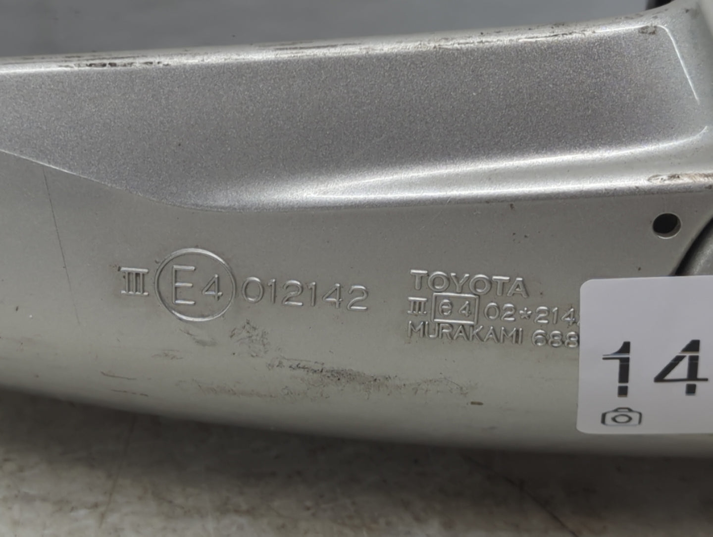 2001-2007 Toyota Highlander Driver Side View Mirror - Left Door Mirror OEM Used - Oemusedautoparts1.com