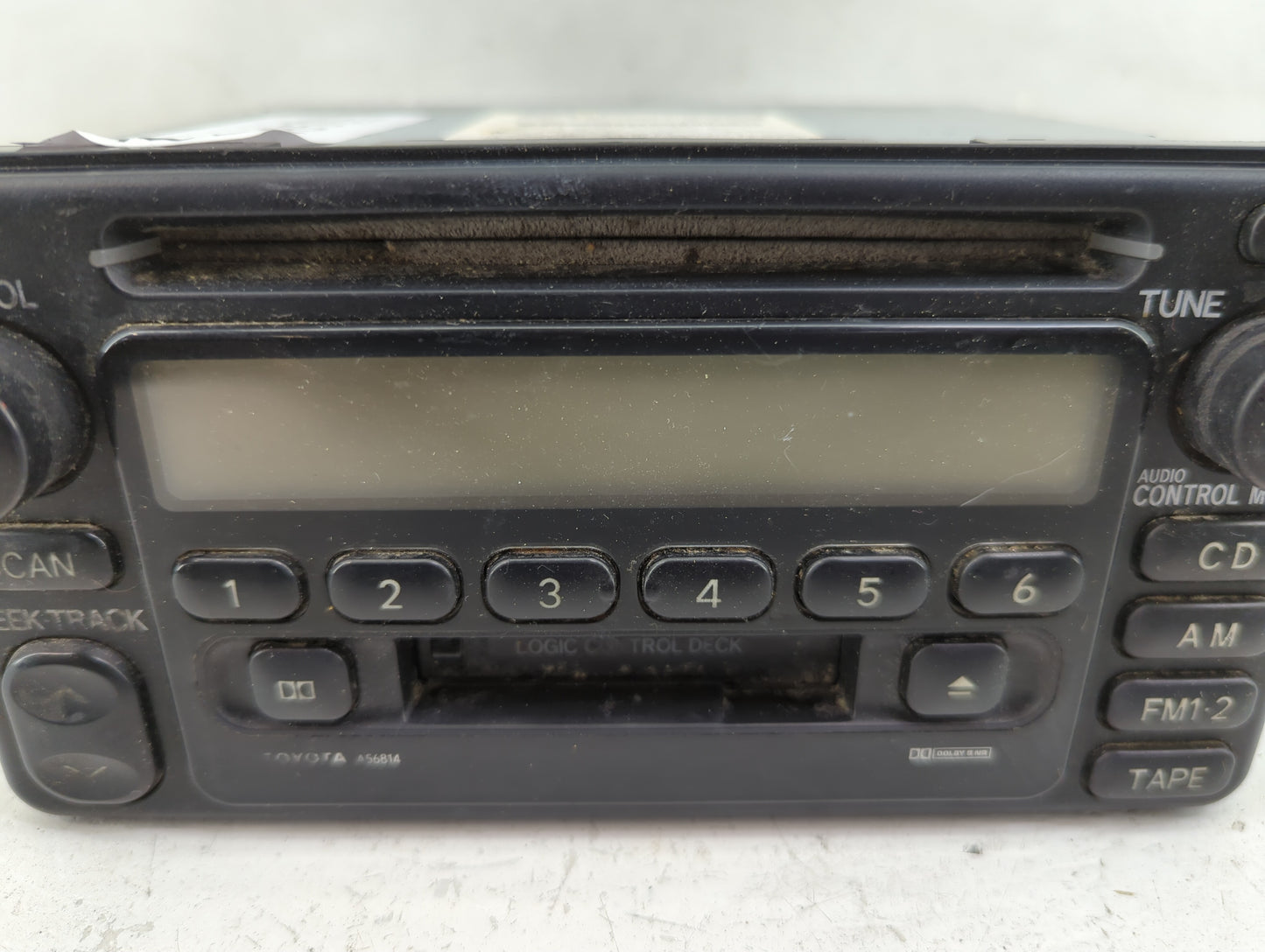 2001-2003 Toyota Highlander Radio AM FM Cd Player Receiver Replacement P/N:86120-2B680 Fits Fits 2001 2002 2003 OEM Used Aut