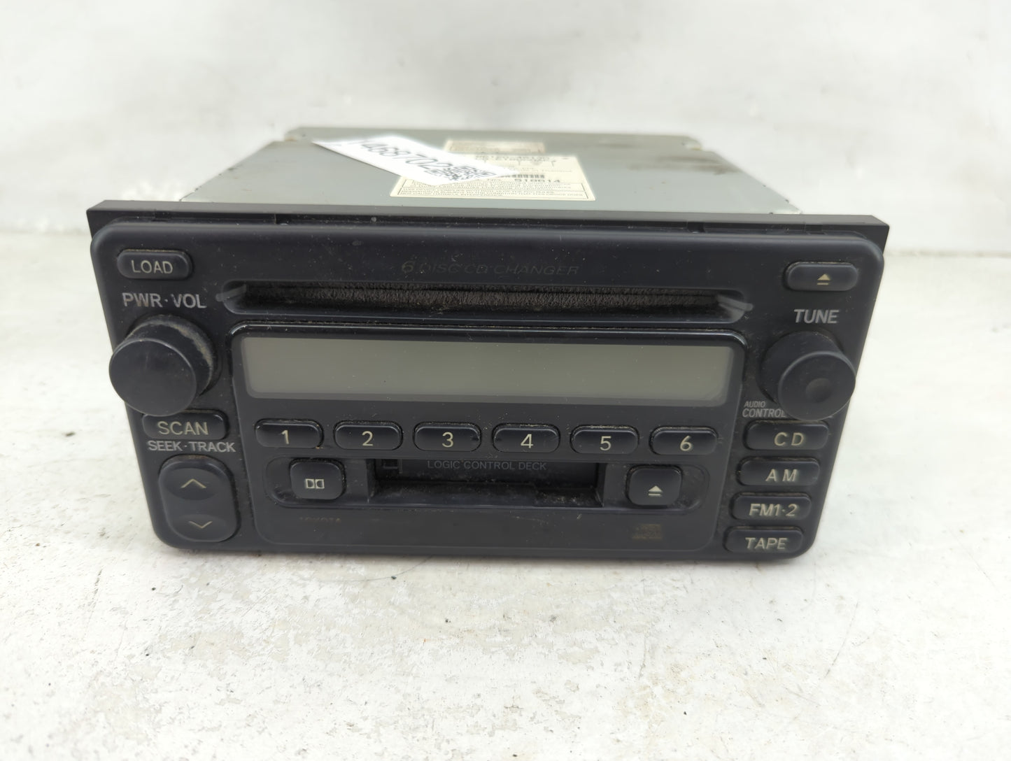 2001-2003 Toyota Highlander Radio AM FM Cd Player Receiver Replacement P/N:86120-48130 CQ-ET8060AK Fits Fits 2001 2002 2003 