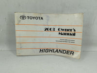 2003 Toyota Highlander Owners Manual Book Guide OEM Used Auto Parts - Oemusedautoparts1.com