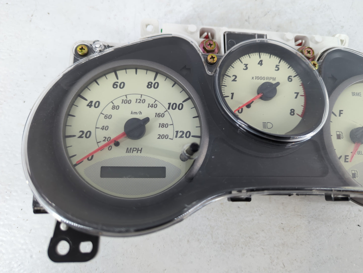 2001-2003 Toyota Rav4 Instrument Cluster Speedometer Gauges P/N:83800-4A041 Fits Fits 2001 2002 2003 OEM Used Auto Parts - O